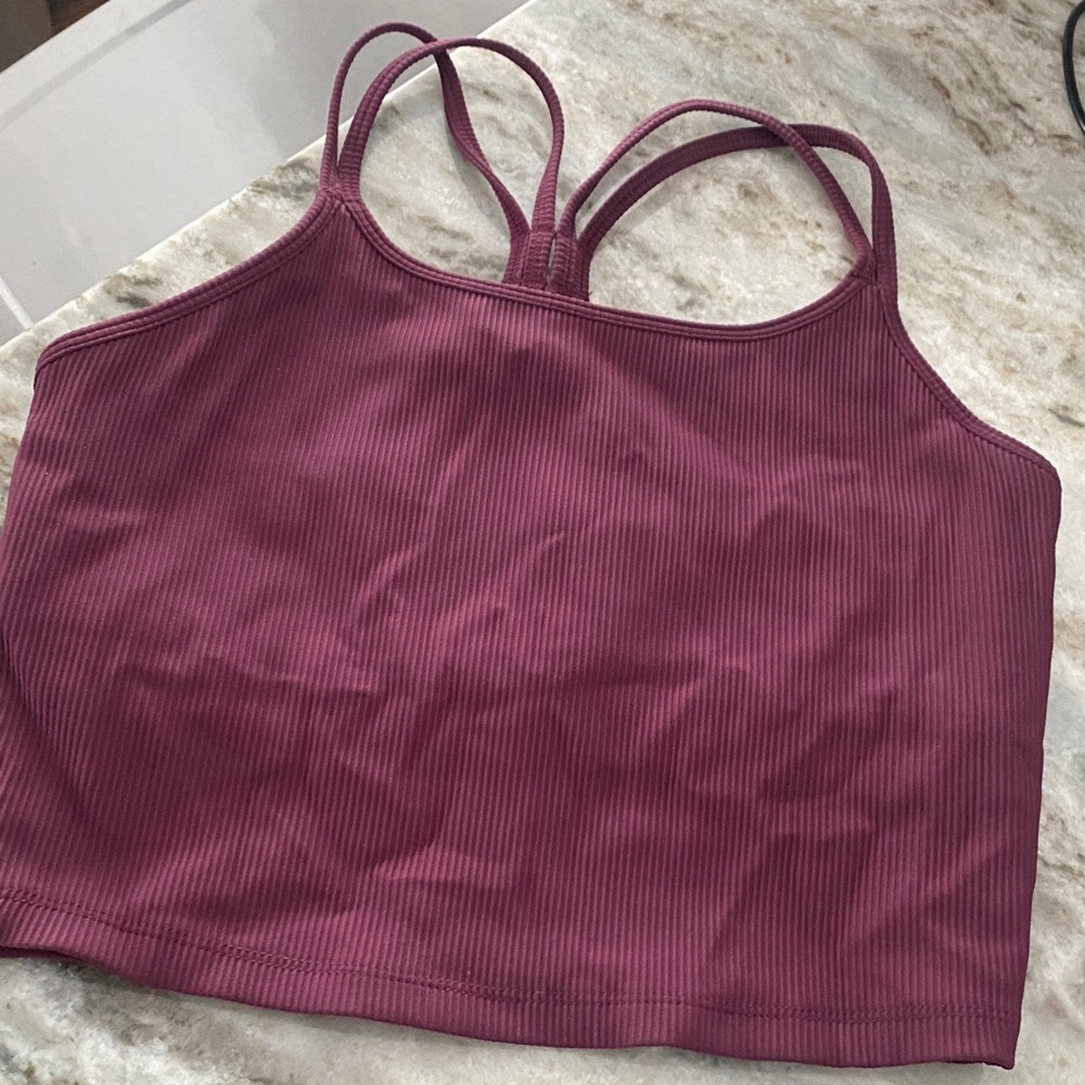 BORN PRIMITIVE Women's Ribbed Mauve Bralette